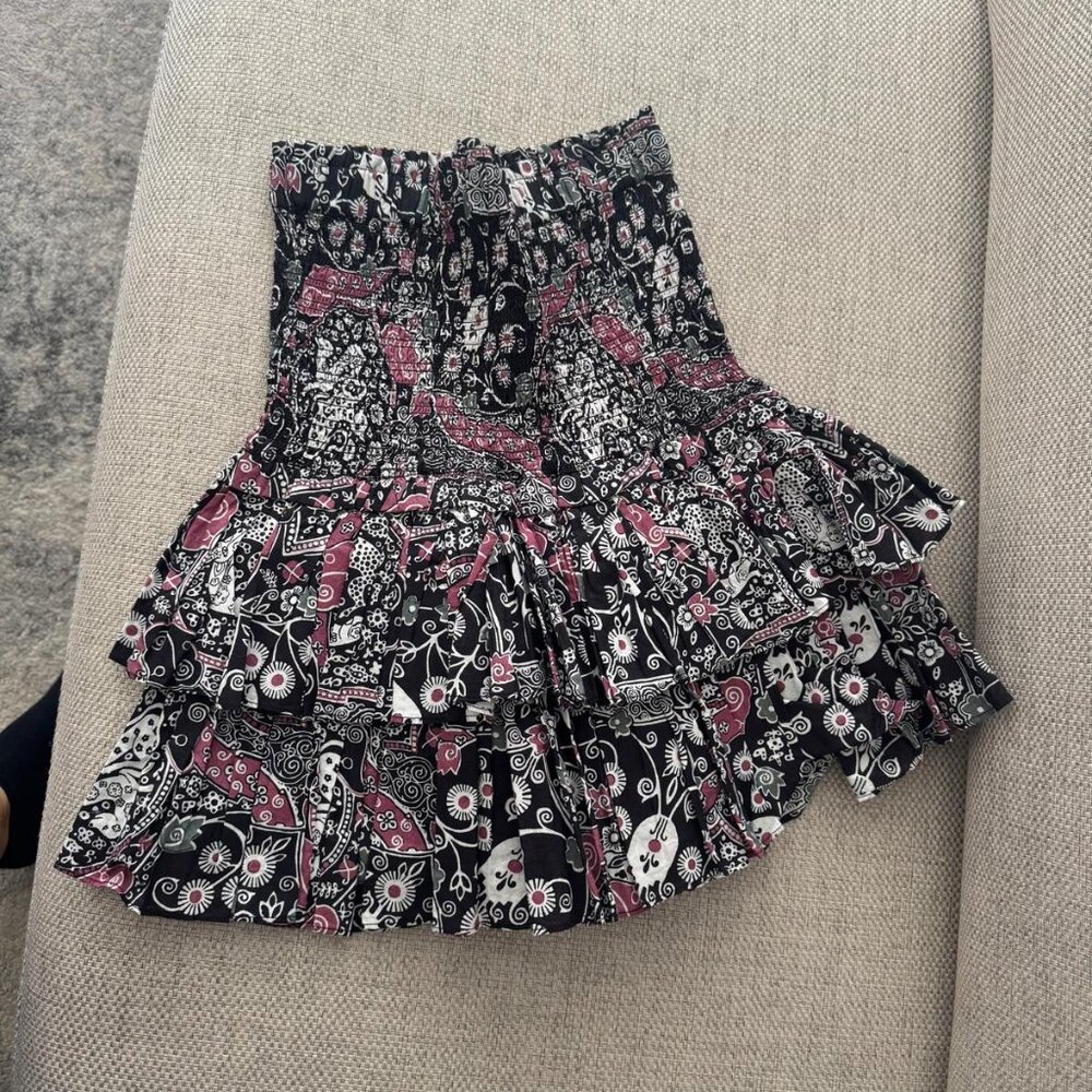 LOVESHACKFANCY NWOT BLACK MINI DRESS